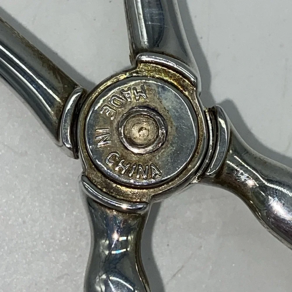 International Silver Company Silver-Plated Serving‎ Tongs Salad Ice Vintage EUC